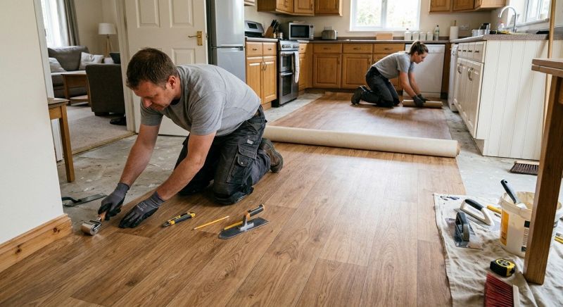 Linoleum Floor Installation in Bailey, CO