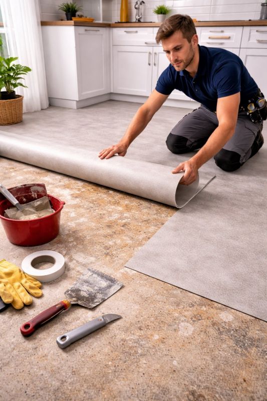 Linoleum Floor Installation in Sedalia, CO