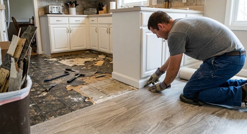 Linoleum Flooring Replacement in Bailey, CO