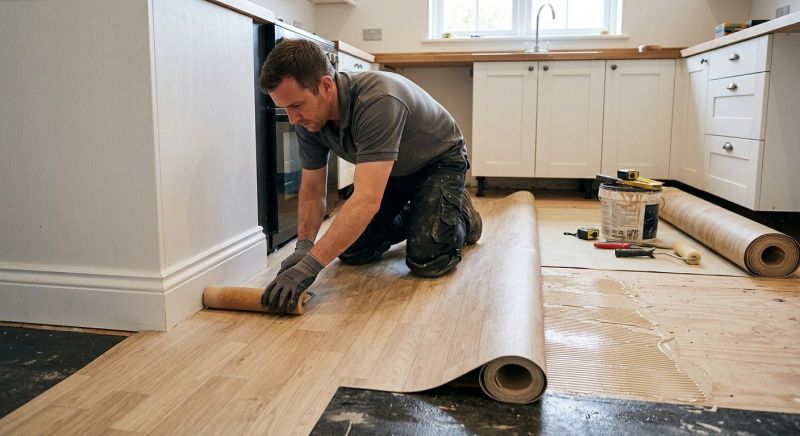 Sheet Linoleum Installation in Evergreen, CO