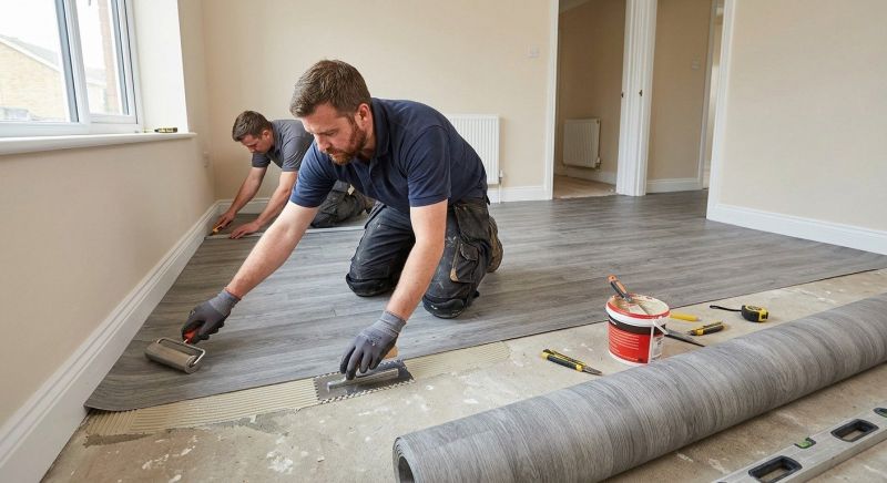 Sheet Linoleum Installation in Bailey, CO