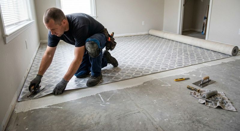 Sheet Vinyl Installation in Como, CO