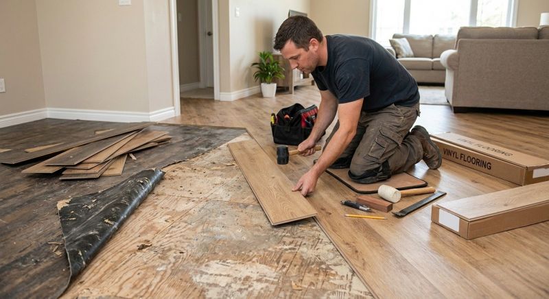 Vinyl Floor Replacement in Bailey, CO