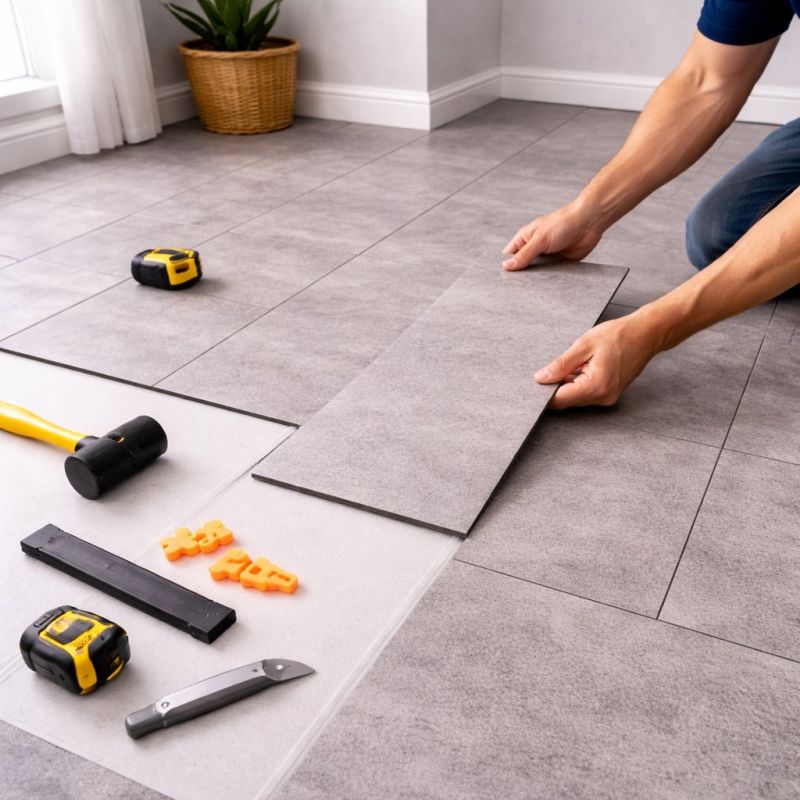 Vinyl Tile Installation in Bailey, CO